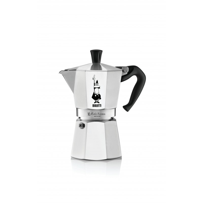 Bialetti Moka Express Cafetera italiana Plata