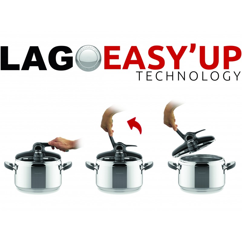 Lagostina Mia Lagoeasy'up 5 L Acero inoxidable