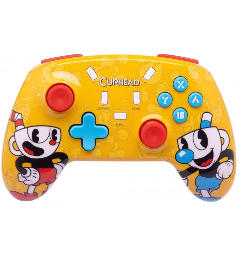 Qubick ACSW0242 accessoire de jeux vidéo Jaune Bluetooth USB Manette de jeu Analogique Numérique Nintendo Switch, Nintendo