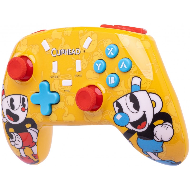 Qubick ACSW0242 accessoire de jeux vidéo Jaune Bluetooth USB Manette de jeu Analogique Numérique Nintendo Switch, Nintendo