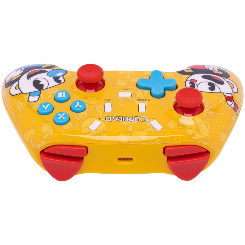 Qubick ACSW0242 accessoire de jeux vidéo Jaune Bluetooth USB Manette de jeu Analogique Numérique Nintendo Switch, Nintendo