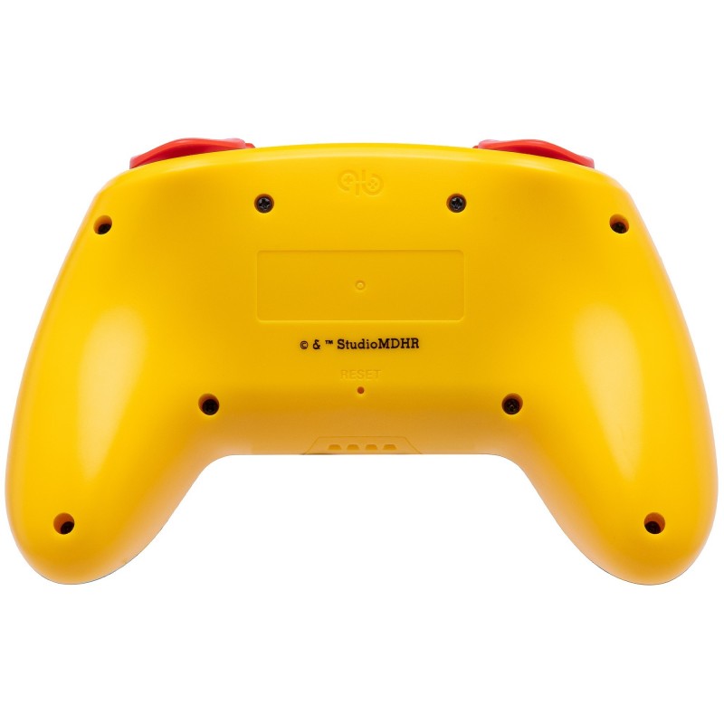 Qubick ACSW0242 Gaming-Controller Gelb Bluetooth USB Gamepad Analog Digital Nintendo Switch, Nintendo Switch Lite, Nintendo