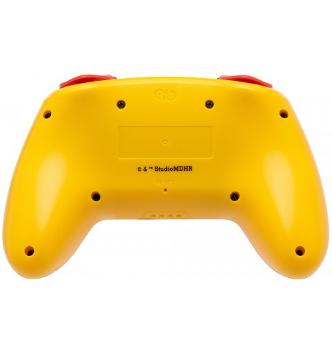 Qubick ACSW0242 Gaming-Controller Gelb Bluetooth USB Gamepad Analog Digital Nintendo Switch, Nintendo Switch Lite, Nintendo