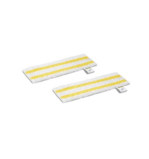 Kärcher Universal floor cloth set EasyFix Einmal-Wischtusch Weiß, Gelb