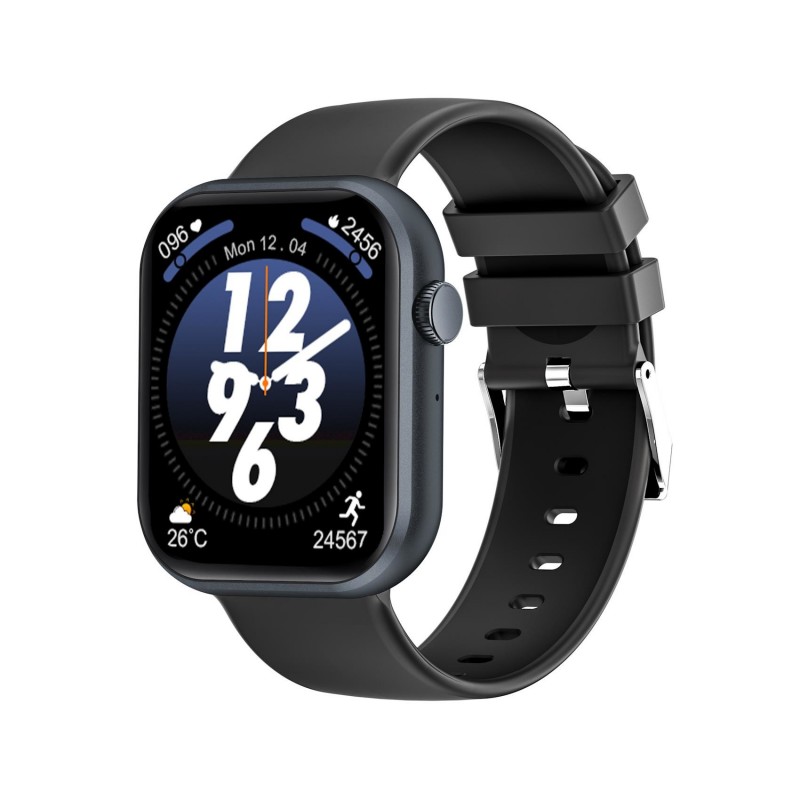 Celly TRAINERMATEBK smartwatch sport watch 4.6 cm (1.81") Digital 240 x 240 pixels Touchscreen Black