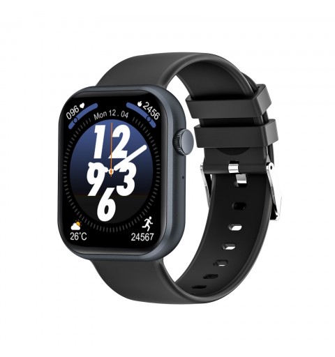 Celly TRAINERMATEBK Smartwatch Sportuhr 4,6 cm (1.81") Digital 240 x 240 Pixel Touchscreen Schwarz
