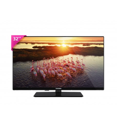 Telefunken TE32750B45V2D Fernseher 81,3 cm (32") HD Smart-TV WLAN Schwarz 250 cd m²