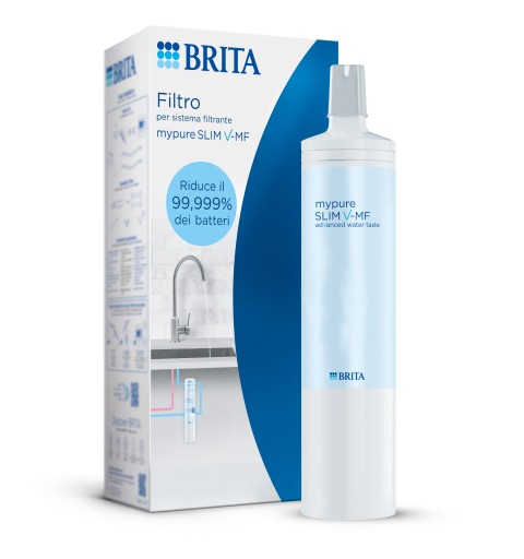 Brita Filtro per mypure SLIM V-MF, 1 filtro (8000L) - filtro di ricambio per il sistema filtrante