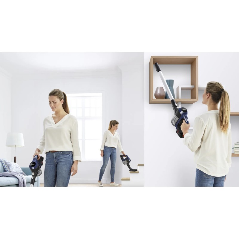 Bosch Serie 6 BCS611P4A stick vacuum electric broom Battery Dry Hygiene Filter Bagless 0.3 L Black 2.5 Ah