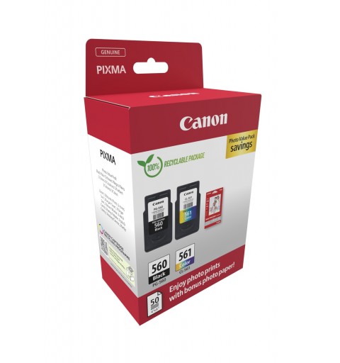 Canon 3713C008 ink cartridge 2 pc(s) Original Black, Cyan, Magenta, Yellow