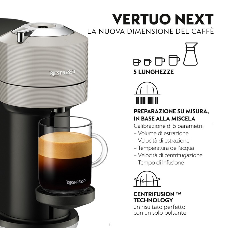 Krups Vertuo Next XN910B Halbautomatisch Pad-Kaffeemaschine 1,1 l