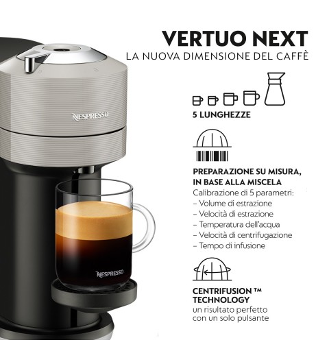 Krups Vertuo Next XN910B Semi-automatique Cafetière à dosette 1,1 L