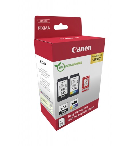 Canon 8287B008 ink cartridge 2 pc(s) Original Black, Cyan, Magenta, Yellow