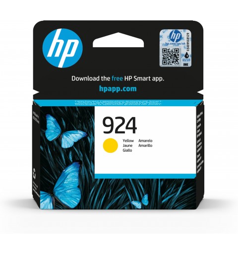 HP 924 Cartouche Encre Authentique Jaune