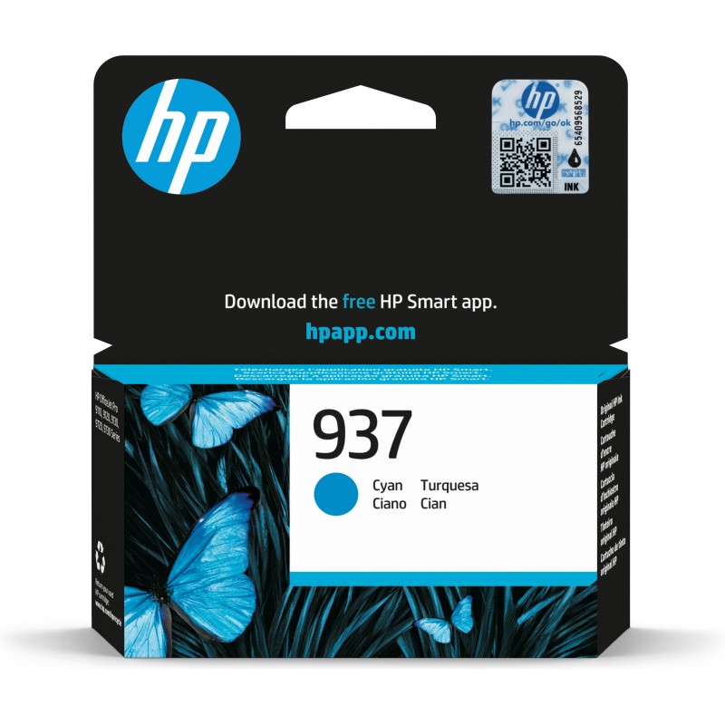 HP 937 Cyan Original Druckerpatrone