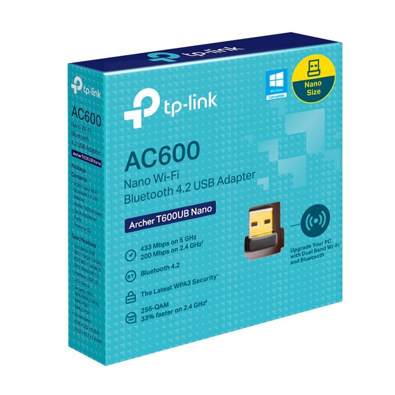 TP-Link ARCHER T600UB NANO adaptador y tarjeta de red WLAN 433 Mbit s