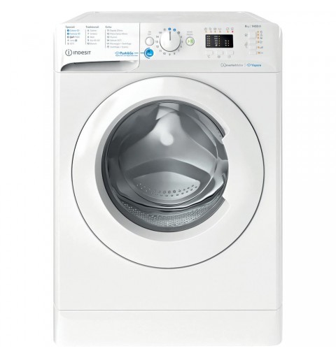 Indesit BWA 81496X WV IT machine à laver Charge avant 8 kg 1351 tr min Blanc