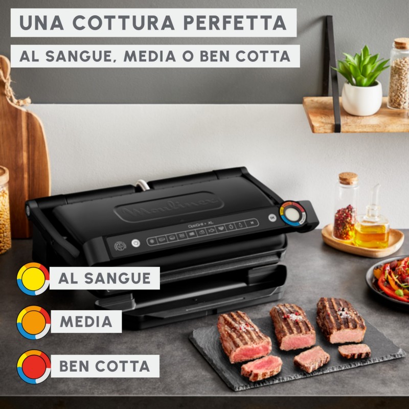 Moulinex GI7278 Griglia elettrica intelligente OptiGrill+ XL