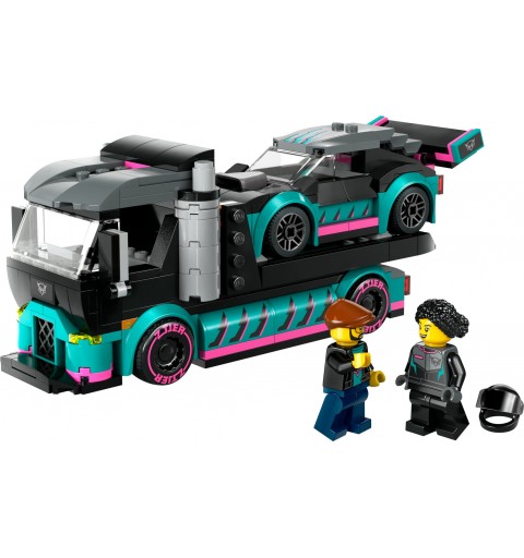 LEGO Autotransporter mit Rennwagen