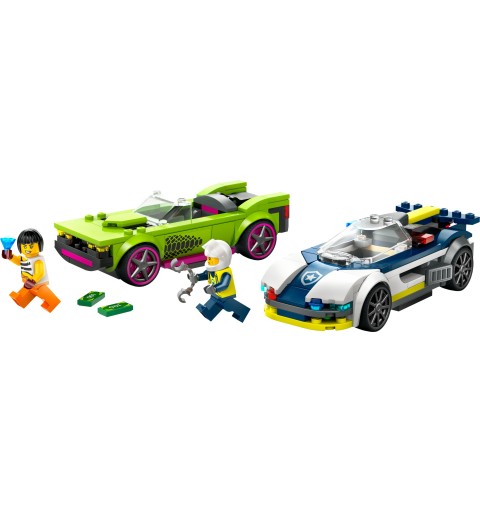 LEGO Police Car and Muscle Car Chase