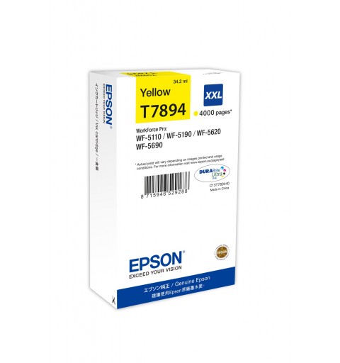 Epson Ink Cartridge XXL Yellow