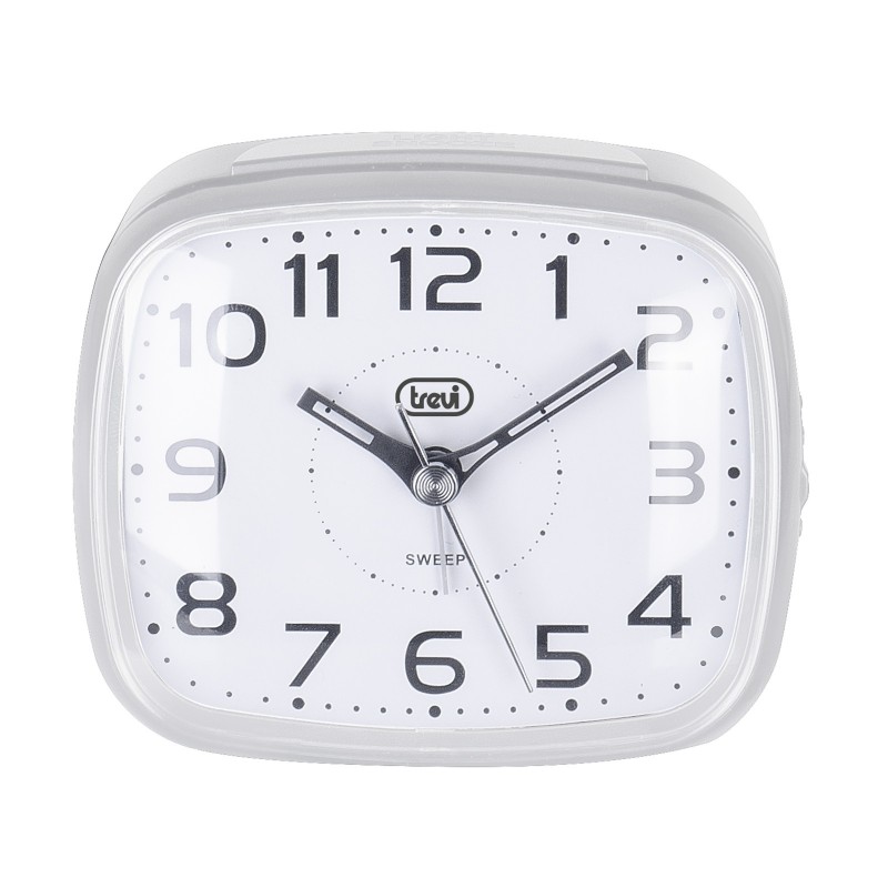 Trevi SL 3054 - orologio sveglia al quarzo con tasto snooze light, suoneria elettronica, movimento silenzioso sweep