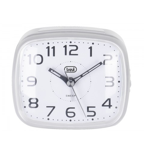 Trevi SL 3054 - orologio sveglia al quarzo con tasto snooze light, suoneria elettronica, movimento silenzioso sweep