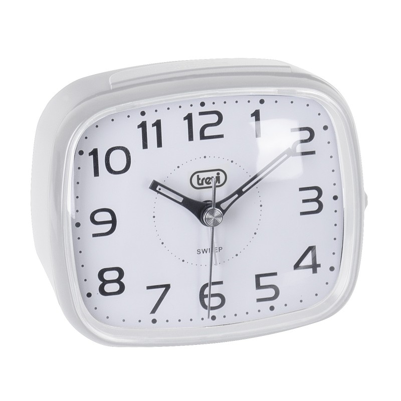 Trevi SL 3054 - orologio sveglia al quarzo con tasto snooze light, suoneria elettronica, movimento silenzioso sweep