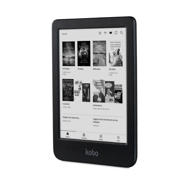 Rakuten Kobo Clara BW e-book reader Touchscreen 16 GB Wi-Fi Black