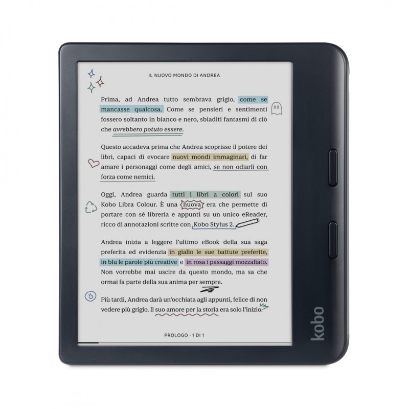 Rakuten Kobo Libra Colour e-book reader Touchscreen 32 GB Wi-Fi Black