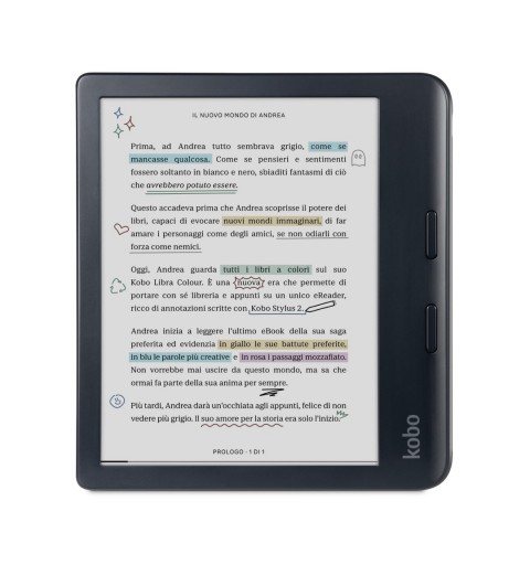 Rakuten Kobo Libra Colour lectore de e-book Pantalla táctil 32 GB Wifi Negro