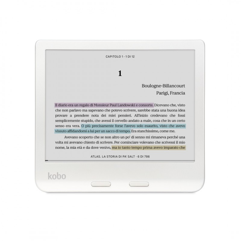 Rakuten Kobo Libra Colour lectore de e-book Pantalla táctil 32 GB Wifi Blanco