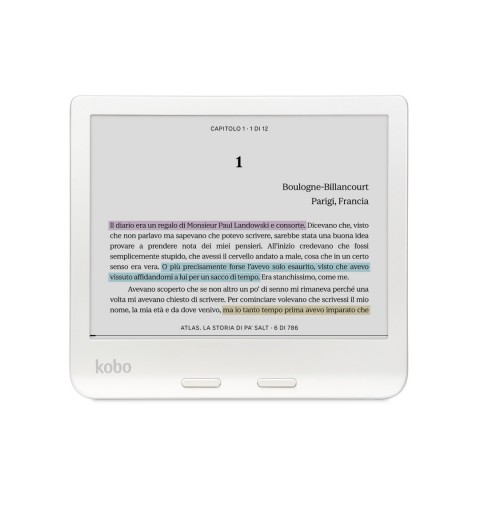 Rakuten Kobo Libra Colour lectore de e-book Pantalla táctil 32 GB Wifi Blanco