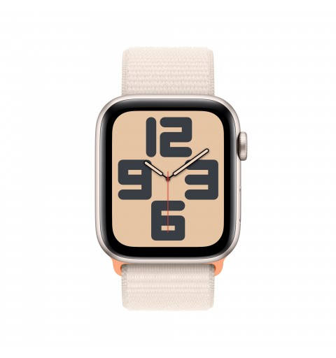 Apple Watch SE OLED 44 mm Digital 368 x 448 Pixeles Pantalla táctil Beige Wifi GPS (satélite)