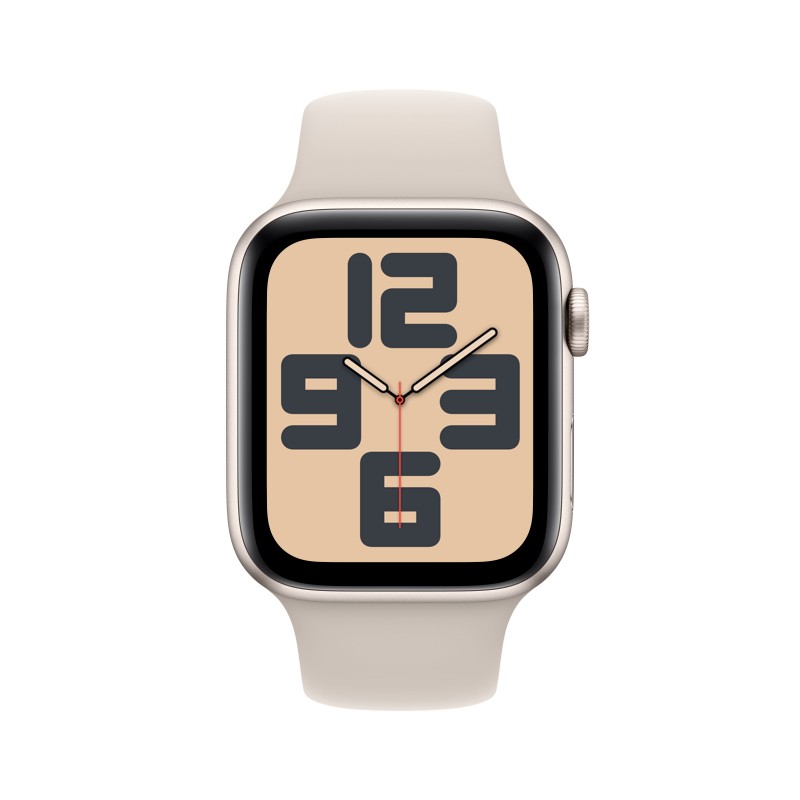 Apple Watch SE OLED 44 mm Digital 368 x 448 Pixeles Pantalla táctil Beige Wifi GPS (satélite)