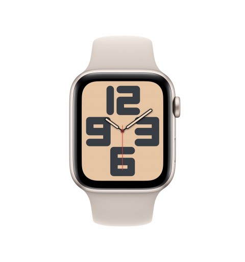 Apple Watch SE OLED 44 mm Digital 368 x 448 Pixeles Pantalla táctil Beige Wifi GPS (satélite)