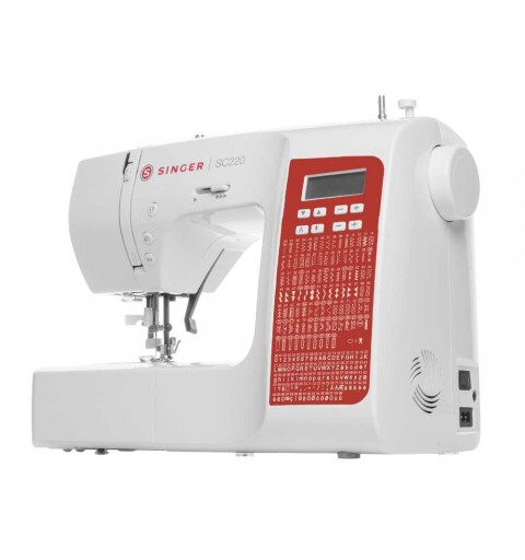 SINGER SC220-RD sewing machine Automatic sewing machine Electric