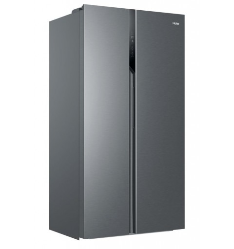 Haier SBS 90 Serie 3 HSR3918ENPG side-by-side refrigerator Freestanding 528 L E Silver