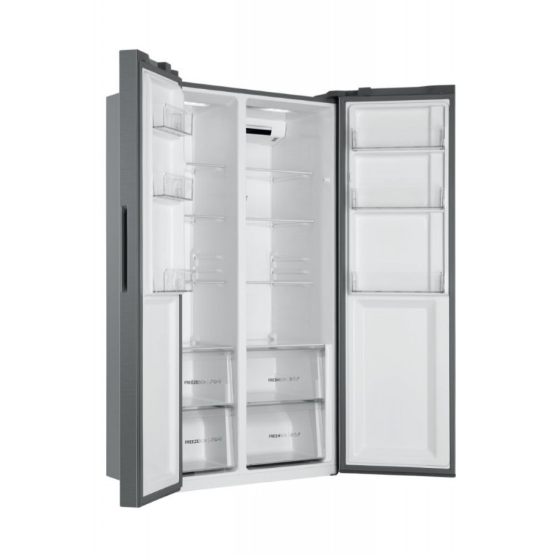 Haier SBS 90 Serie 3 HSR3918ENPG frigo américain Pose libre 528 L E Argent