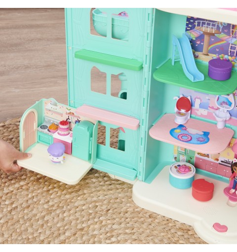 Gabby's Dollhouse Gabby et la Maison Magique - - Playset De Luxe La Cuisine De Petit Chou - 1 Figurine + Accessoires - Ajoute