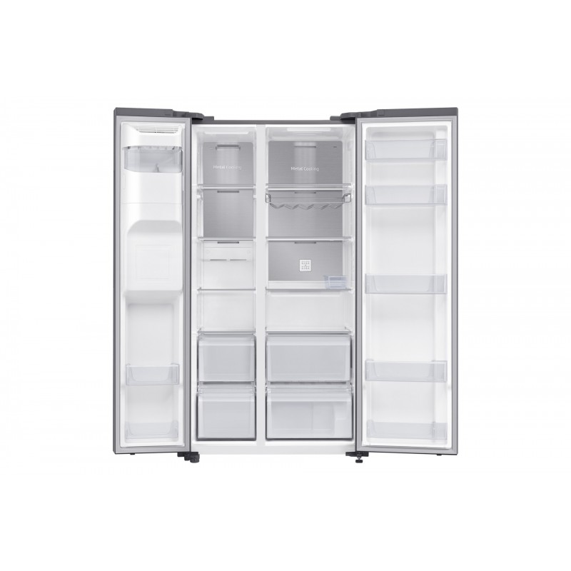 Samsung RS65DG54M3SL side-by-side refrigerator Freestanding 635 L E Stainless steel