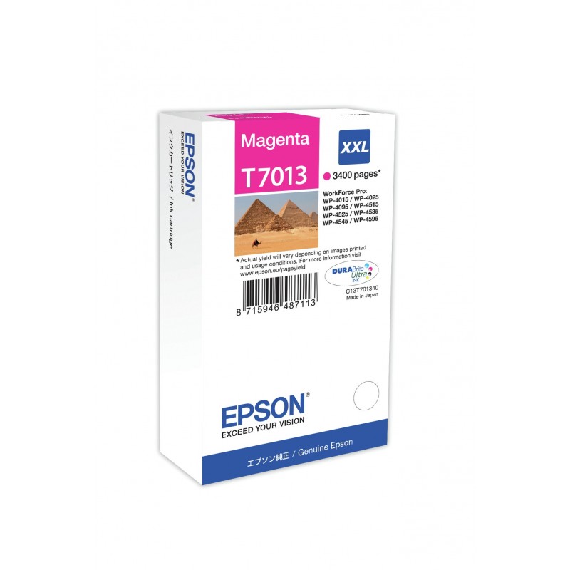 Epson Ink Cartridge XXL Magenta 3.4k