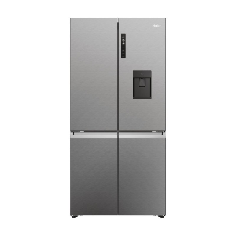 Haier Cube 90 Serie 5 HCR5919EHMP side-by-side refrigerator Freestanding 525 L E Platinum, Stainless steel