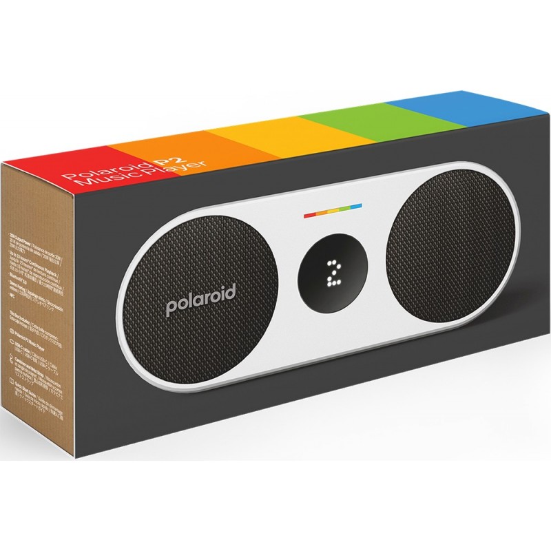 Polaroid PLRMUSICP29084BLK haut-parleur portable et de fête Noir, Blanc