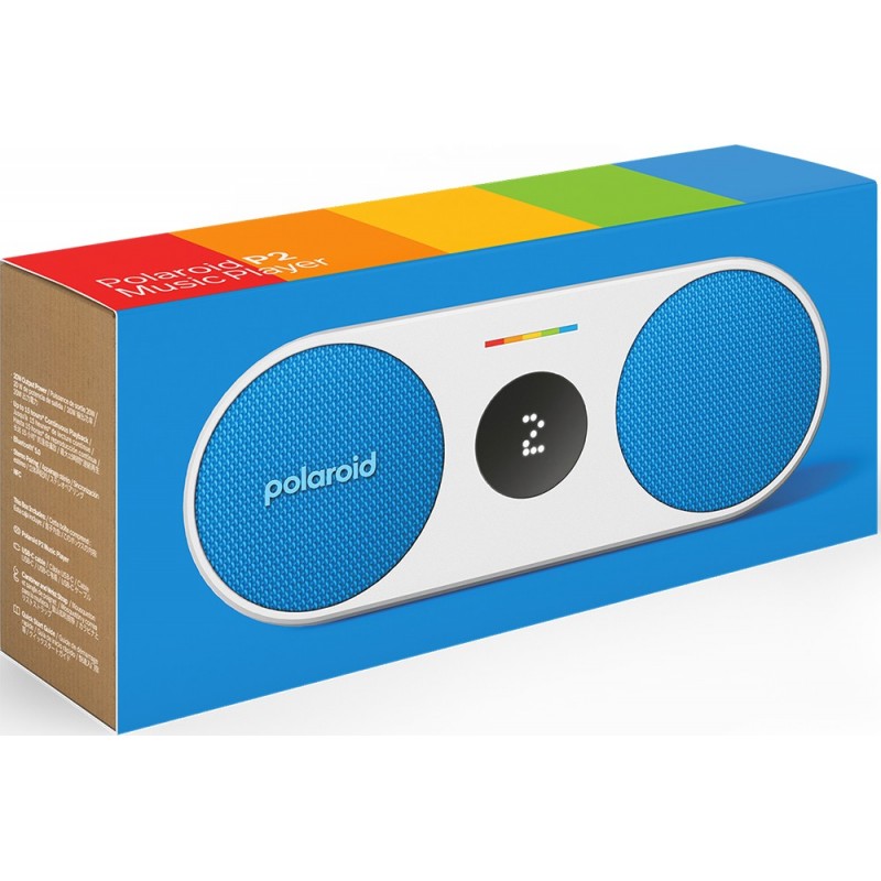 Polaroid PLRMUSICP29087BLU haut-parleur portable et de fête Bleu, Blanc