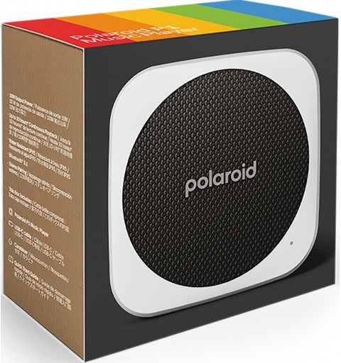 Polaroid PLRMUSICP19079BLK haut-parleur portable et de fête Noir, Blanc