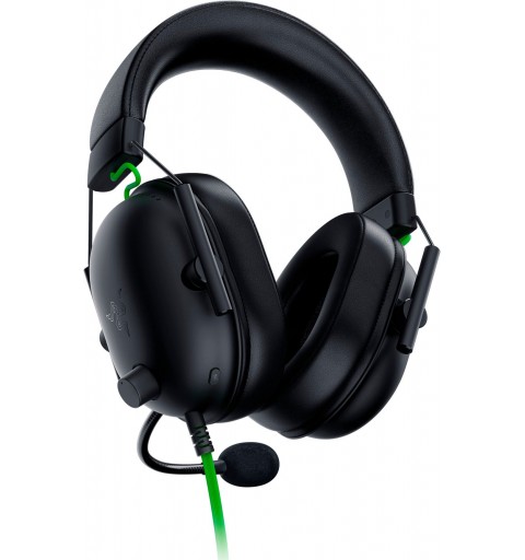 Razer Blackshark V2 X Auricolare Cablato A Padiglione Giocare Nero, Verde