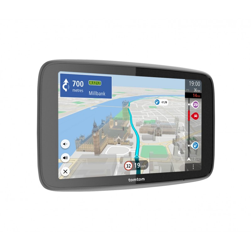 TomTom GO Camper Max navegador Fijo 17,8 cm (7") Pantalla táctil 400 g Negro