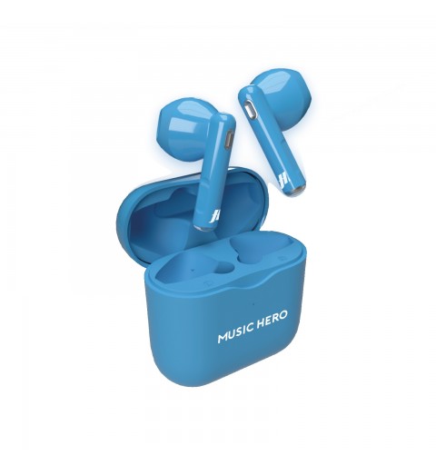 SBS MHTWSFLUOR Auriculares True Wireless Stereo (TWS) Dentro de oído Llamadas Música Azul