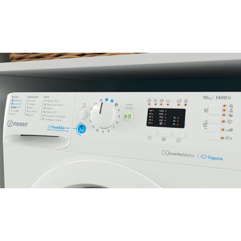 Indesit BWA 101496X WV IT lavadora Carga frontal 10 kg 1351 RPM Blanco